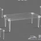 طولات وكراسي اكريليك شفاف