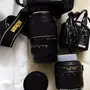 كاميرا نايكون احترافية مع 3 عدسات ممتازة!