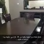 طاولة طعام خشب مع 8 كراسي