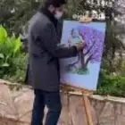 مطلوب رسام يرسم شجرة بيده جاهزة