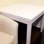 طاولة طعام من ايكيا خشب لون ابيض 