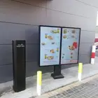شاشات خارجيه وداخليه مطاعم