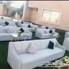 تاجير كنب وكراسي زل طاولات ومكيفات قوجين وصبابين رجال ونساء