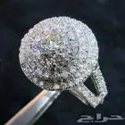 خاتم الماس بلاديوم فاخر