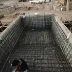 تأسيس مسابح خرصانه شلالات نوافير صيانه فلاتر