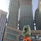 مساح بجهاز توتال وجي بي اس لاعمال المساحية