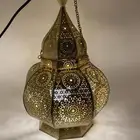 فانوس دائري ذهبي واسود 3 مقاسات