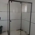 معلم زجاج تر يب زجاج جد  حمام شاور زجاج صيان  م  ين  ابواب