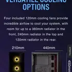 كيس كورسير قيمنق بي سي corsair gaming pc case