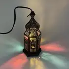فانوس رقم 1017 ذهبي وبني 24 سم