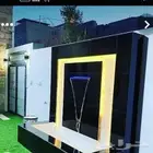 تصميم شلالات وعشب صناعي