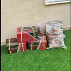 حطب سمر افريقي وفحم البوادي يوجد كميه