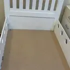 سرير اطفال مستخدم ثلاث شهور ونظيف مع جالاسه وطولات جديده