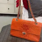 شنطة مسائية ماركة اصلية crocodile skin