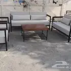 جلسات خارجيه خشب وحديد تفصيل وجاهز