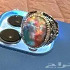 خاتم بحجر الاموليت النادر