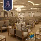 تأثيث قاعة الصفوة في المدينة المنورة