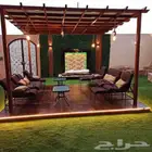 تنسيق حدائق عشب صناعي