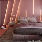 ديكور جميل لجدران غرفة النوم(VIP Bedroom back Decorations.