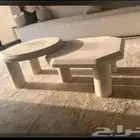 طاولات حجر طبيعي ورخام