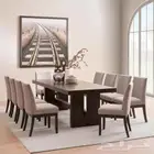 طقم طاولة طعام جديده 10كراسي من بان هوم