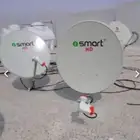 Satellite dish installation technician screen installation s