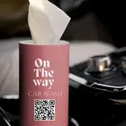 علبة مناديل بشعارك الخاص