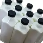 لبن معزاء ولبن بقر معقم ونظيف