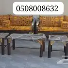 كراسي حديد خارجية جلسات مراكيز احواش استراحات