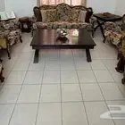 كنب تركي طقم كامل وكراسي