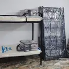 سرير حديد دورين مرتبه مترين في مترين مراتب