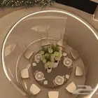 glass in round shape