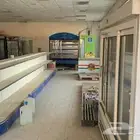 غرف تبريد مع الرفوف مع كل شيء للبيع سوبر ماركت كامل