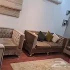 كنب 8 أشخاص قطيفة نظيف