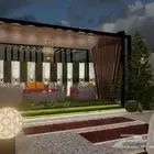 تصميم حدائق ولاند سكيب بالرياض وجدة  جلسات  روف  حوش بتصميم