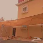 مظلات مدارس مظلات سيارات سواتر اغطيت مسابح بيوت شعر برجولات