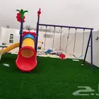 مراجيح زحاليق انبوبية اسطوانية والعاب دوارة