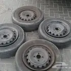 جنوط ريو اصليه حديد للبيع مع الكفرات