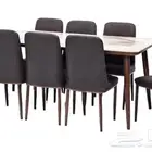 طقم طاولات طعام جديد