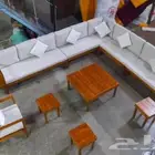 جلسات خارجي حديقه كراسي خشب