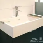 حوض و خزانة كاملة فوق وتحت بدون الخلاط من ايكيا للبيع