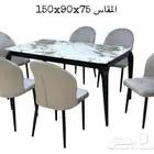 افخم طاولات طعام الخشب والرخام