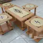 طاولات شاي خشب 