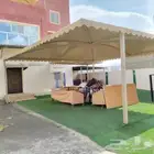 مظلات وسواتر وجلسات رجال المع