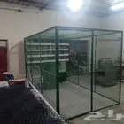 شبك 2في3 ارتفاع 2 مدهون جاهز خمس قطع فك وتركيب مع 32 سطل