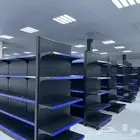 رفوف تموينات رفوف سوبر رفوف بقاله رفوف تخزين