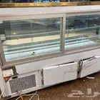 للبيع ثلاجة عرض حلويات استخدام فترة بسيطة