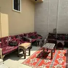 جلسات خارجية كراسي حديد كويتية المركاز