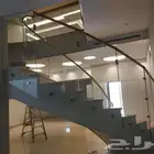 قزازابواب مرايا زجاج ملون طاولات زجاج ابواب سكريت