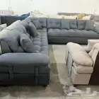 كنب جديد جاهز حرف ال و7نفر بأسعار مناسبة شامل التوصيل